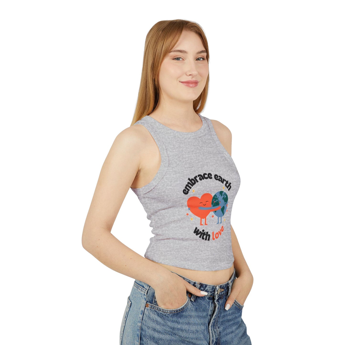 Women's Micro Rib Racer Tank Top