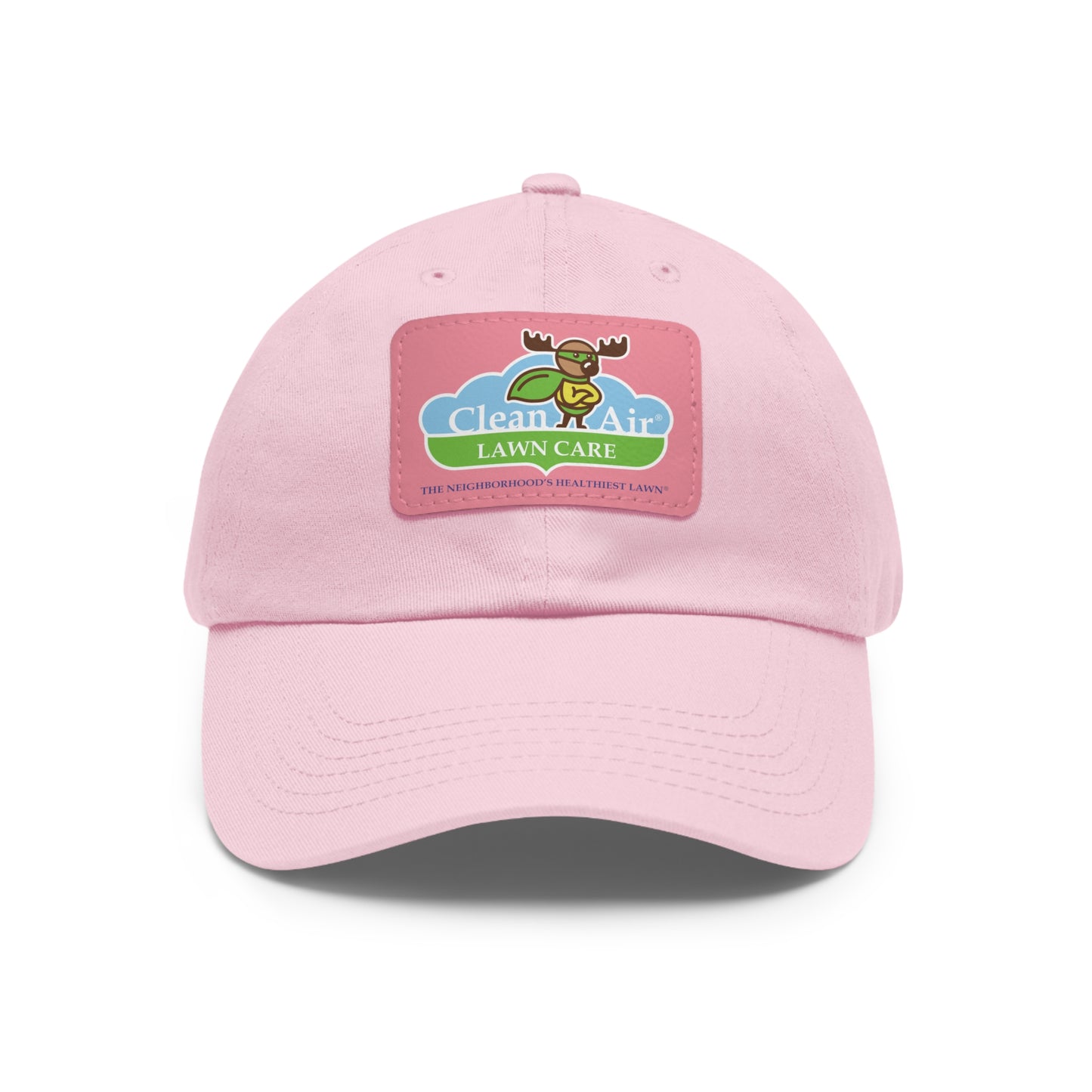 Dad Hat with Leather Patch (Rectangle)