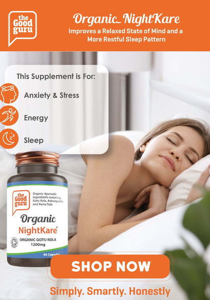 The Good Guru ORGANIC Nightkare - Natural Sleep Supplements